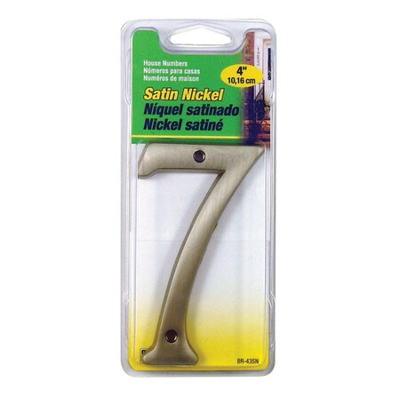 Hy-Ko NUMBER 4"" SAT NKL  7 BR-43SN/7